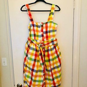 Christopher John Rogers for Target plaid dress NWT